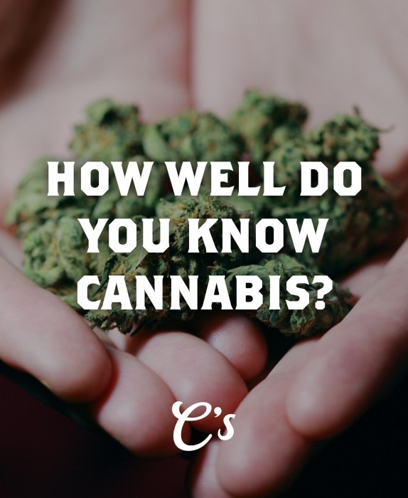 Hands out with weed