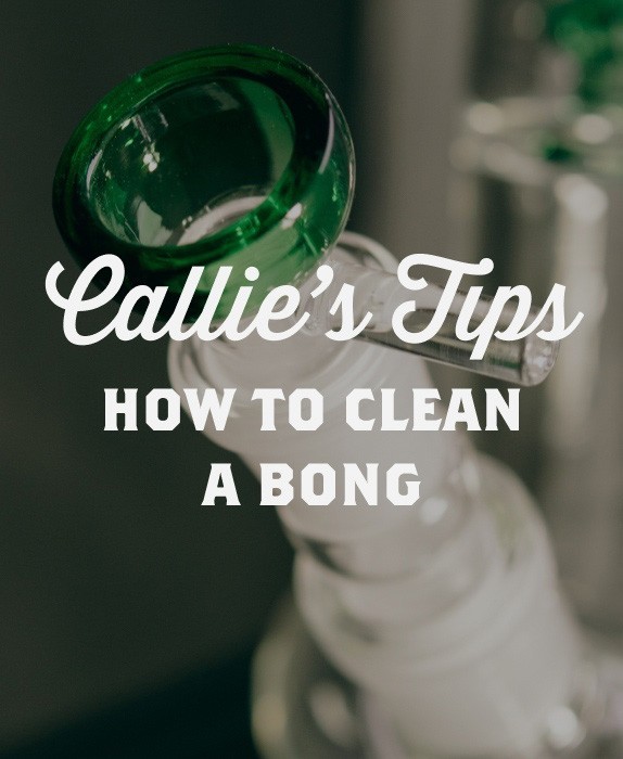 Callie's Tips - How to Clean a Bong - Image of Bong in Background