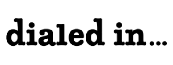 DIALED IN LOGO
